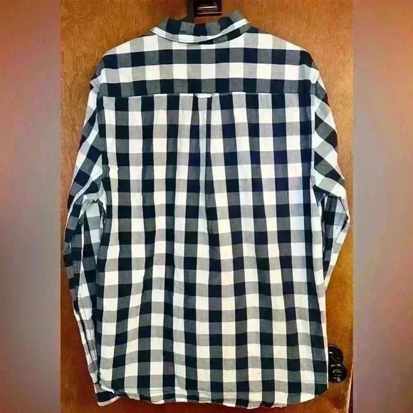 Men’s Denim & Flower checkered shirt - Picture 2 of 3